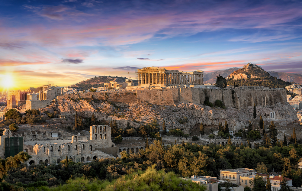 Image of Athens, Greece and the Parthenon.