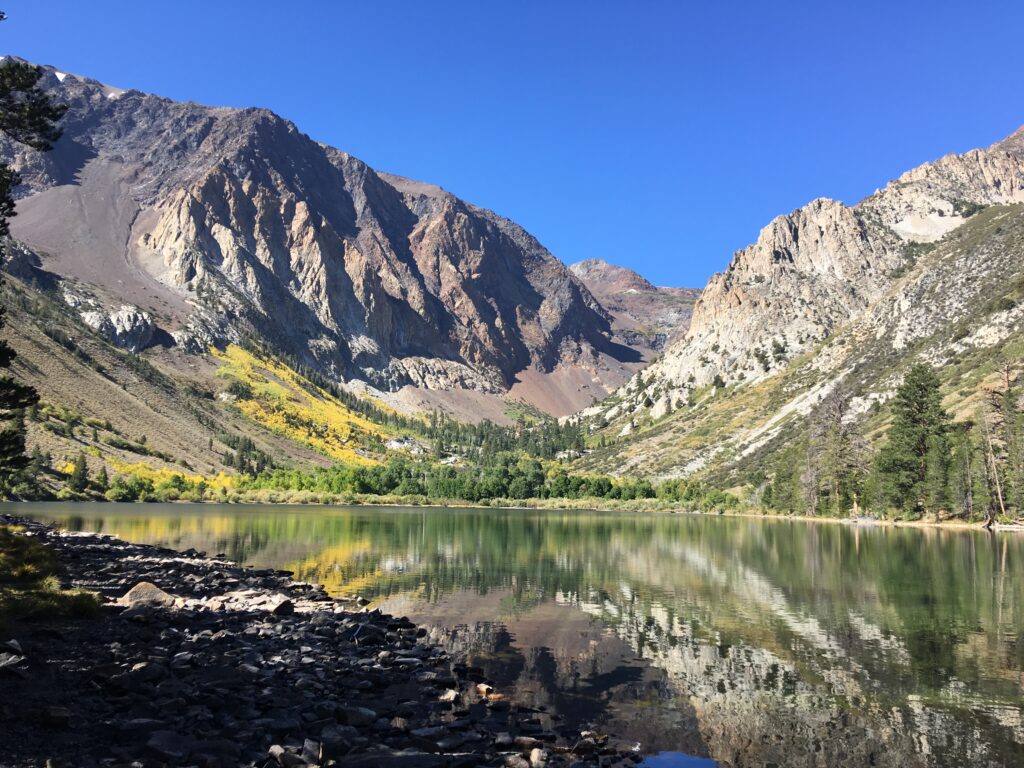 Parker Lake is a moderate trail in June Lake, California. Its a beautiful summer or fall hike.