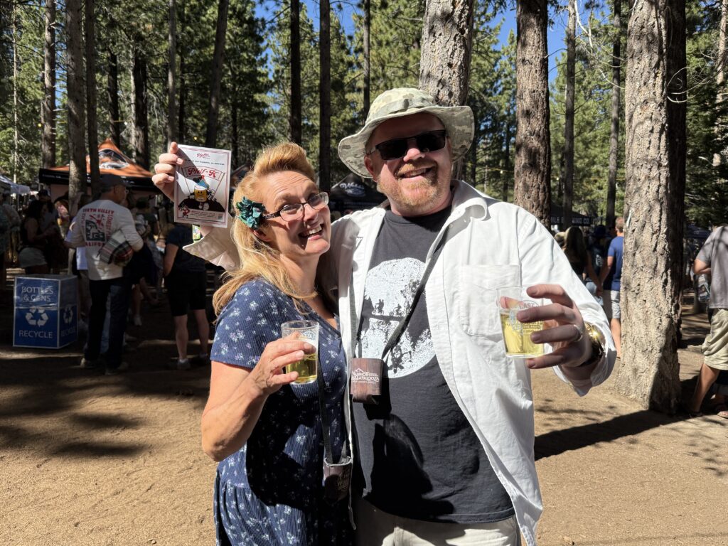 Beer tasting at the Bluesapalooza event in Mammoth Lakes, CA